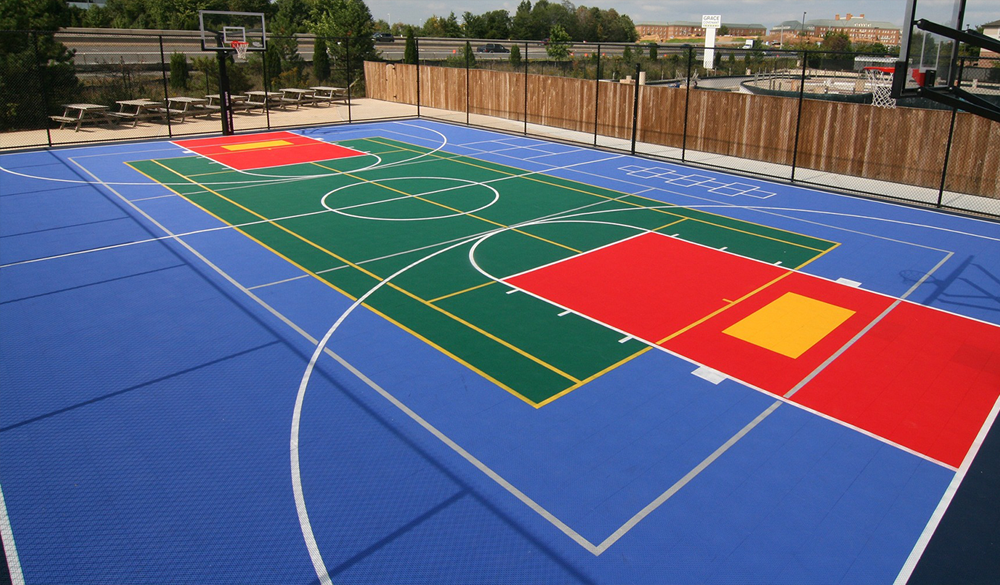 Basketbol Saha Zemin Kaplaması